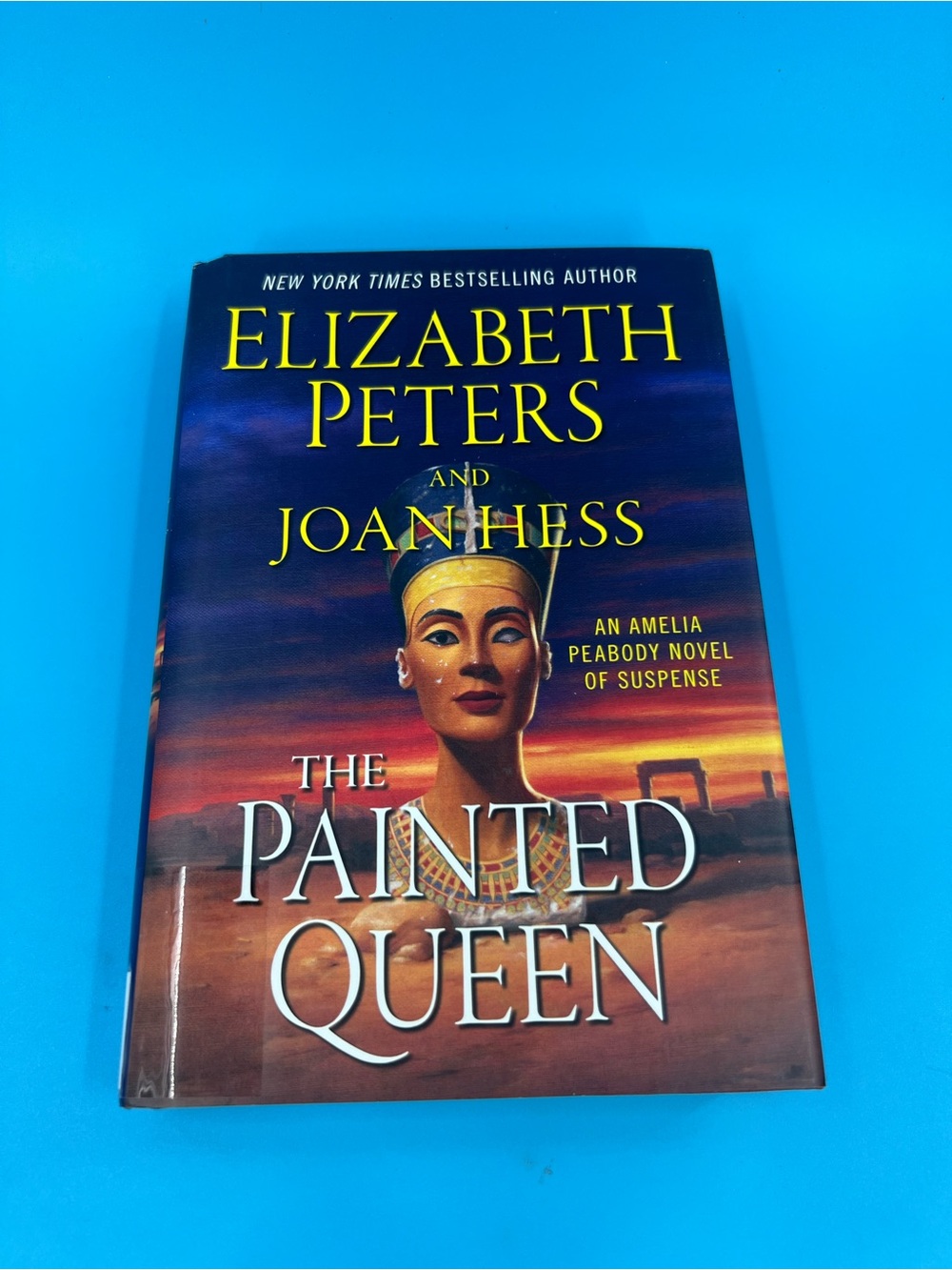 The Painted Queen Elizabeth Peters Joan Hess Amelia Peabody Hardcover Book